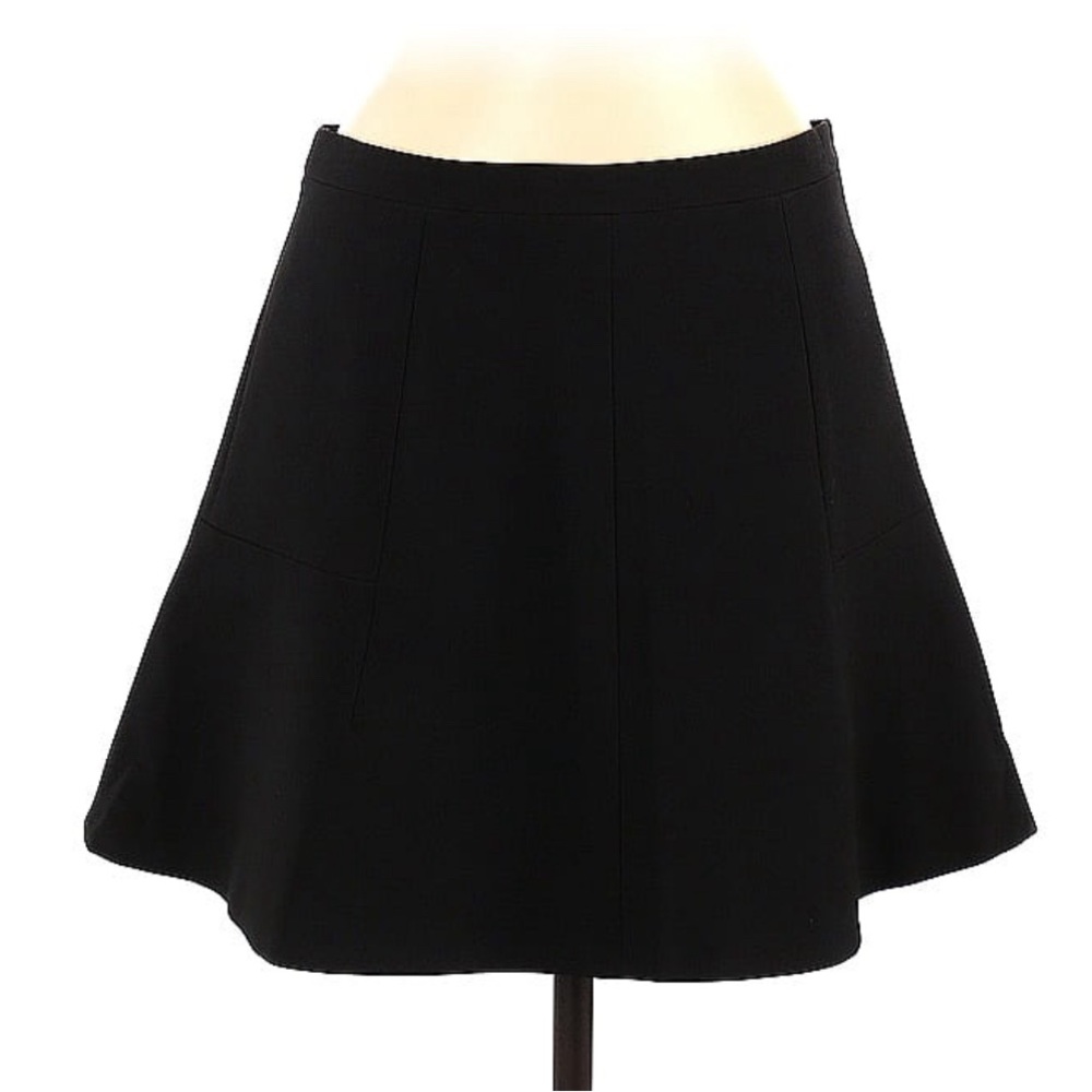 NWOT J. Crew black A-line skirt